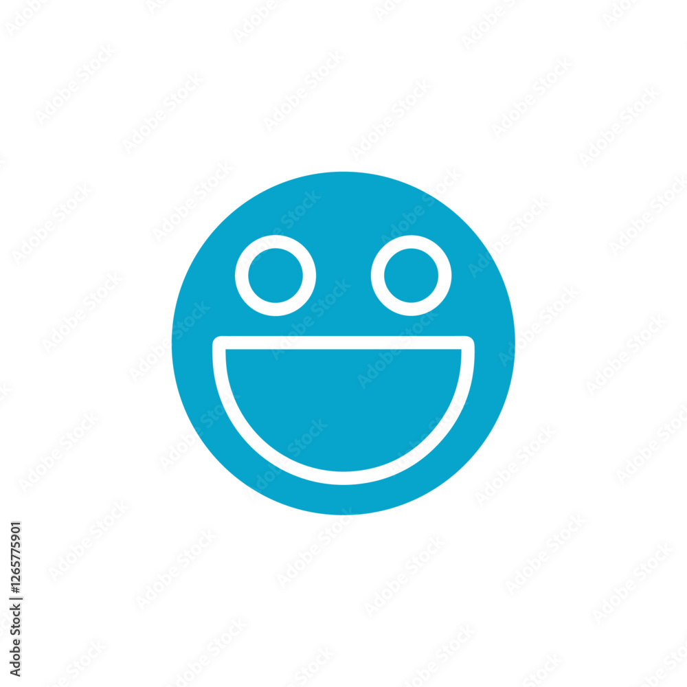 Obraz premium laugh icon Simple thin line stroke vector