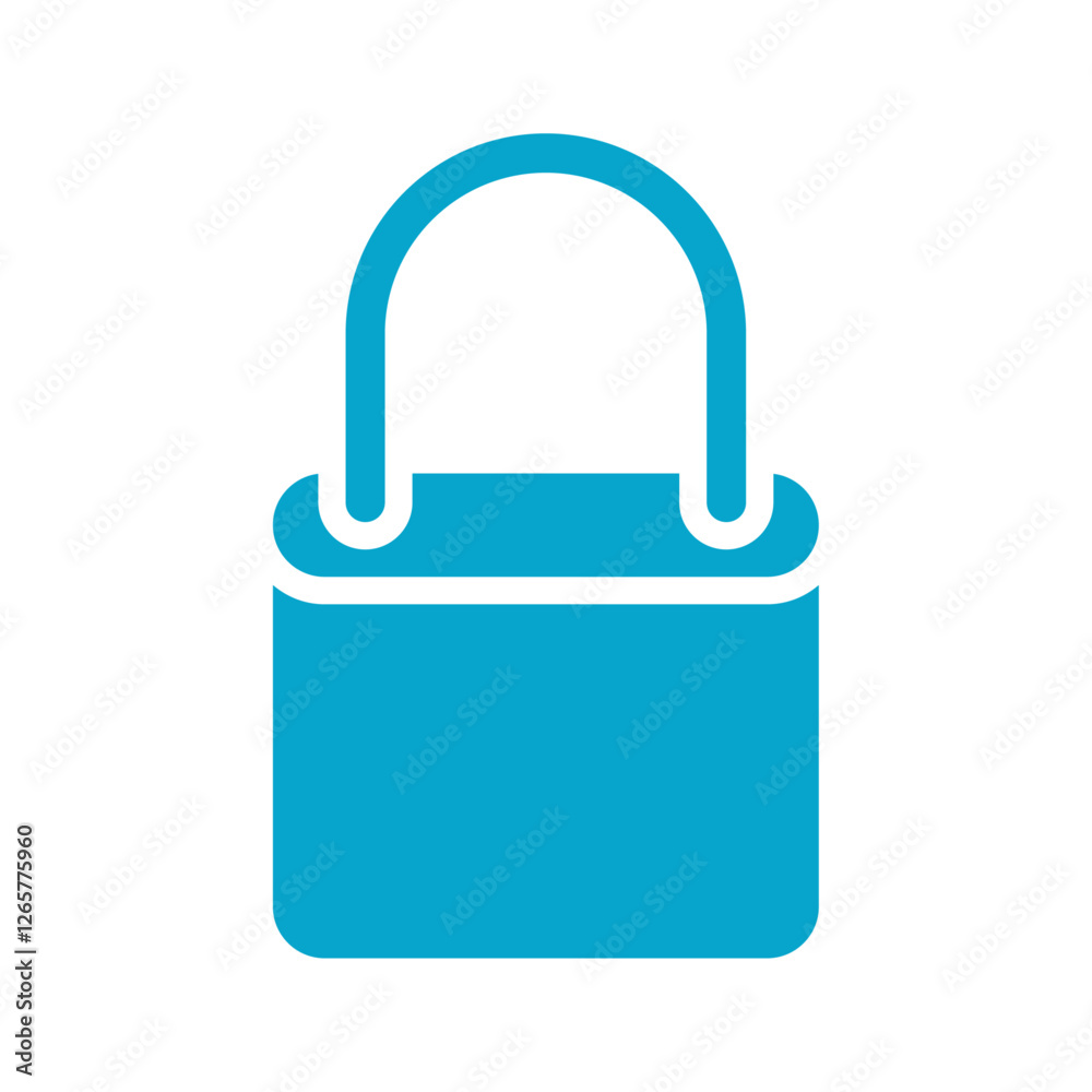 lock icon Simple thin line stroke vector lock icon Simple thin line stroke vector