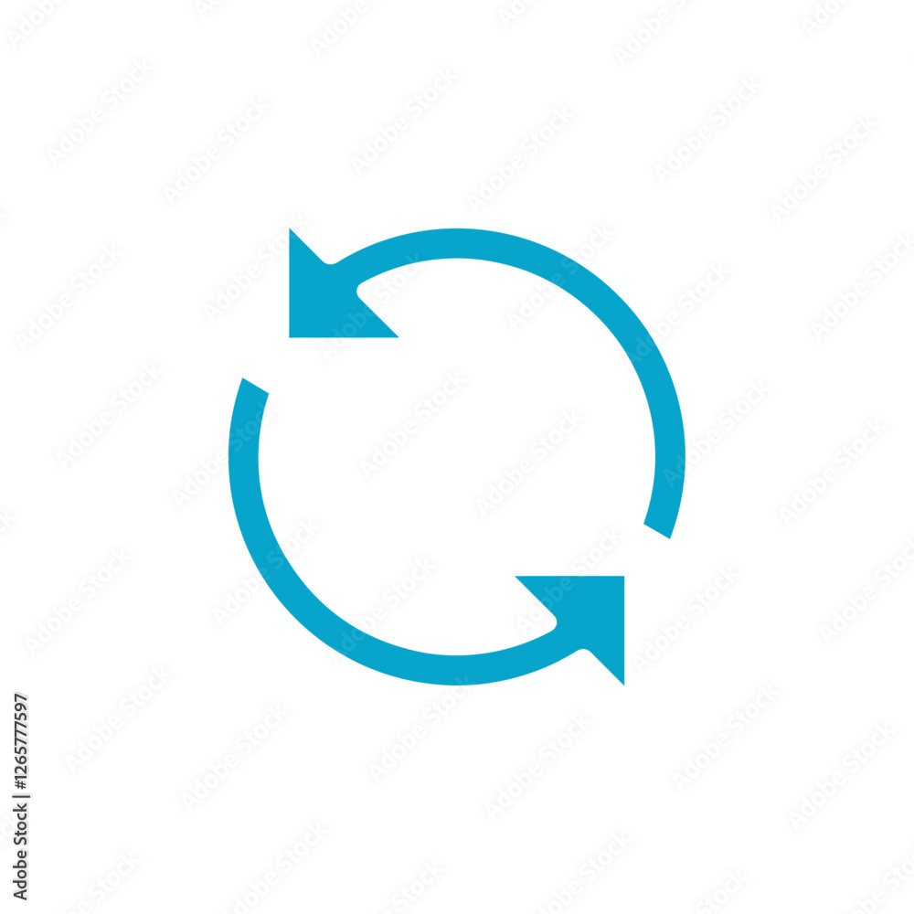 reload icon Simple thin line stroke vector reload icon Simple thin line stroke vector