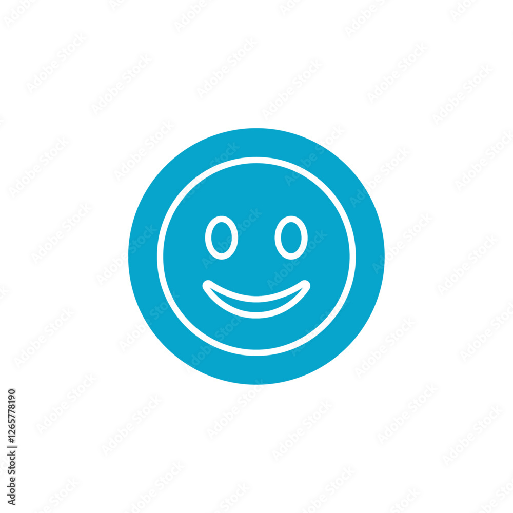 smile icon Simple thin line stroke vector smile icon Simple thin line stroke vector