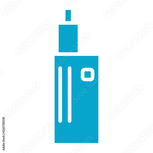 vape icon Simple thin line stroke vector