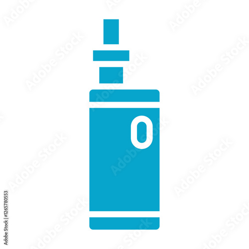 vape icon Simple thin line stroke vector