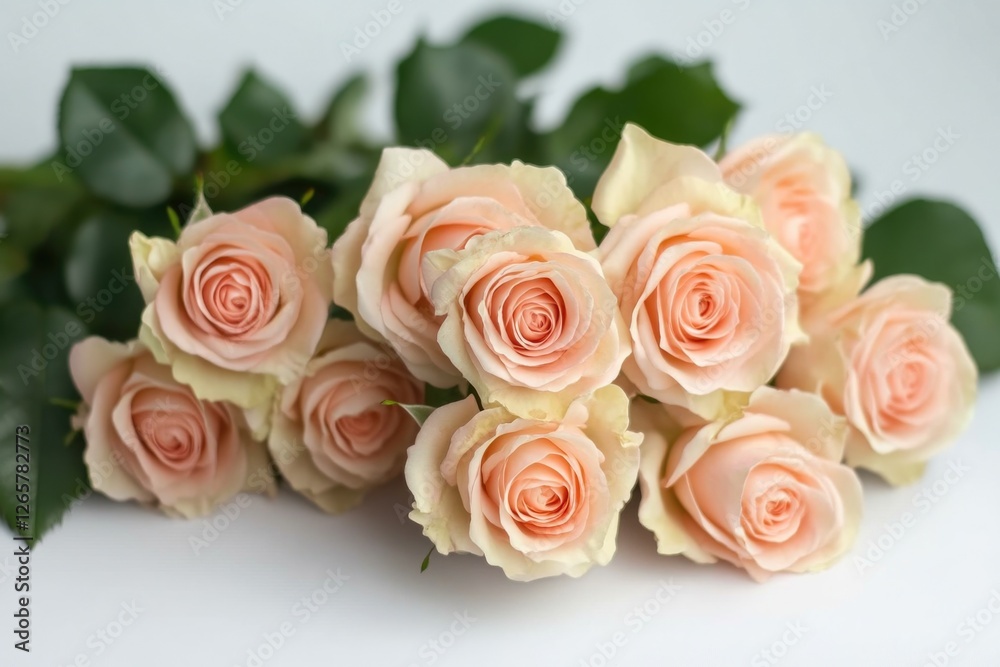 Soft Pink Rose Petals Under Gentle Lighting Soft Pink Rose Petals Under Gentle Lighting