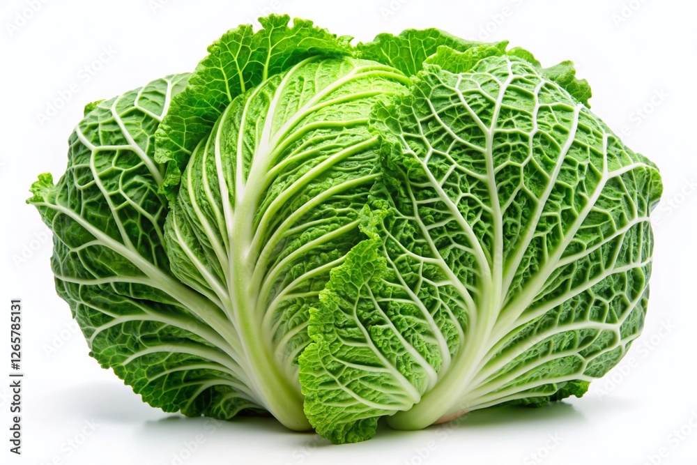 Fresh Chinese Cabbage Isolated on White Background - Crisp Vegetable, Healthy Food Fresh Chinese Cabbage Isolated on White Background - Crisp Vegetable, Healthy Food