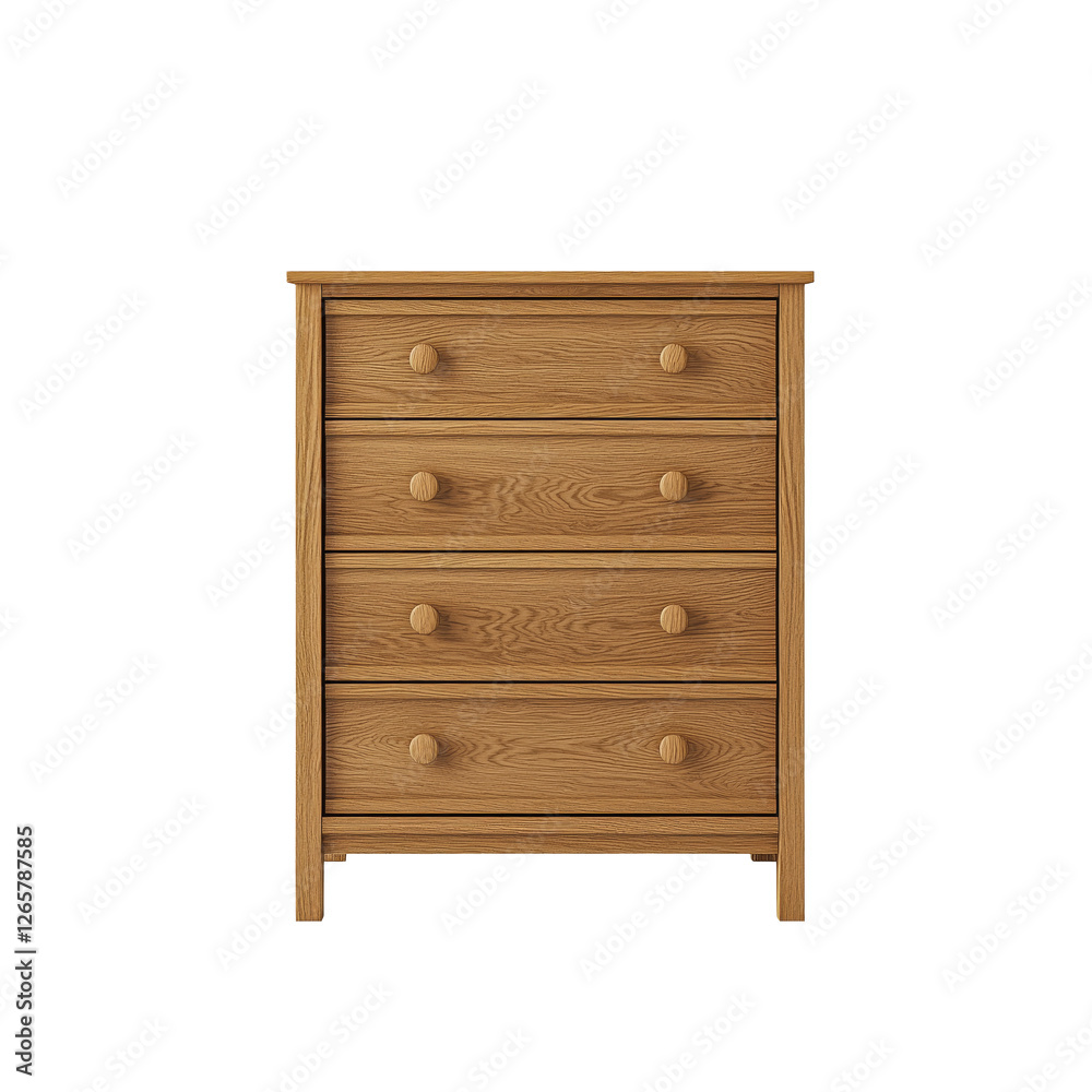 A Wooden Chest of Drawers isolated png. A Wooden Chest of Drawers isolated png.