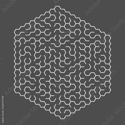  a cube-shaped brain  illustrating cold logic  of artificial intelligence (AI)  over emotional complexity 