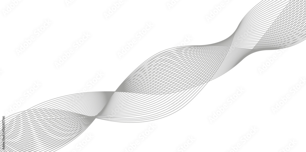 Abstract black wave line banner template, abstract vector modern background with grey wavy lines and particles, abstract white gradient background with waves lines. Abstract black wave line banner template, abstract vector modern background with grey wavy lines and particles, abstract white gradient background with waves lines.