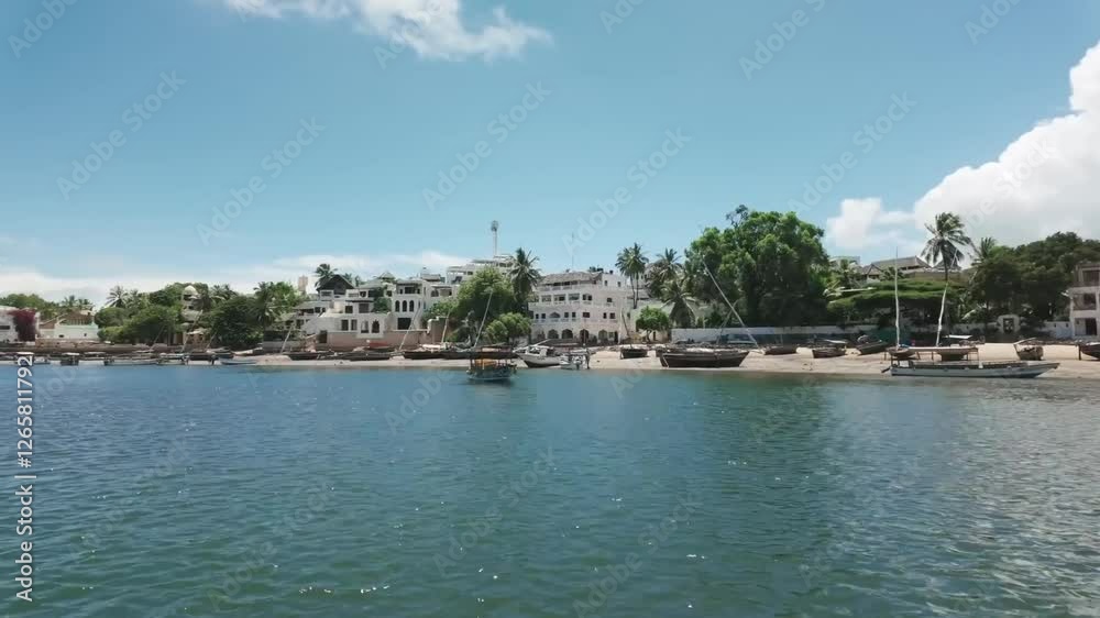Peaceful Travel Through the River on a Boat Surrounded by Nature Peaceful Travel Through the River on a Boat Surrounded by Nature
