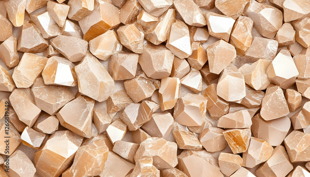 Pile of amber stones, top view, ideal for backgrounds, wallpapers, arts and crafts