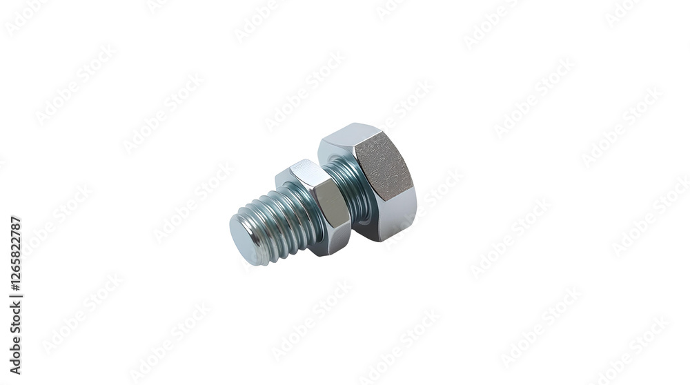 Photo of bolt and nut isolated on transparent background.png Photo of bolt and nut isolated on transparent background.png