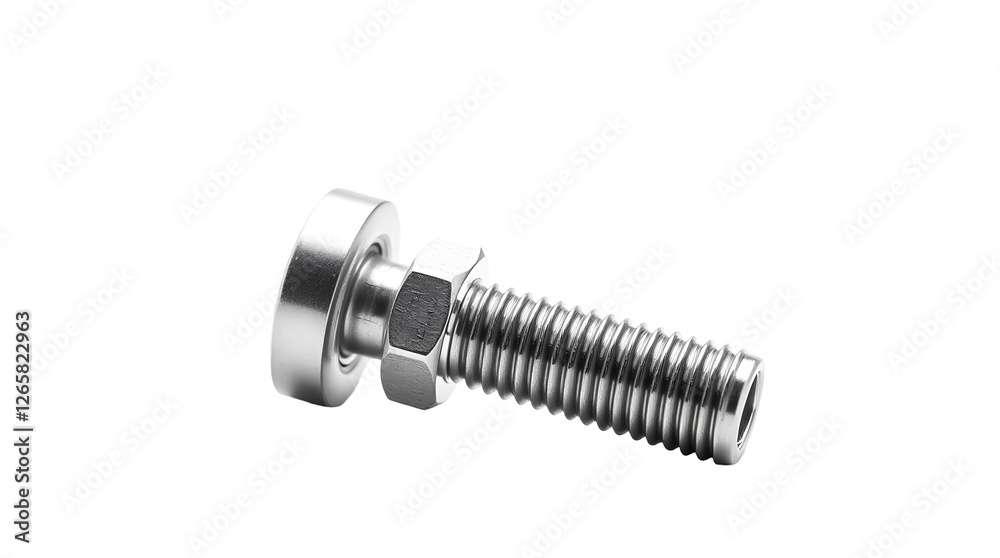 Photo of bolt and nut isolated on transparent background.png Photo of bolt and nut isolated on transparent background.png