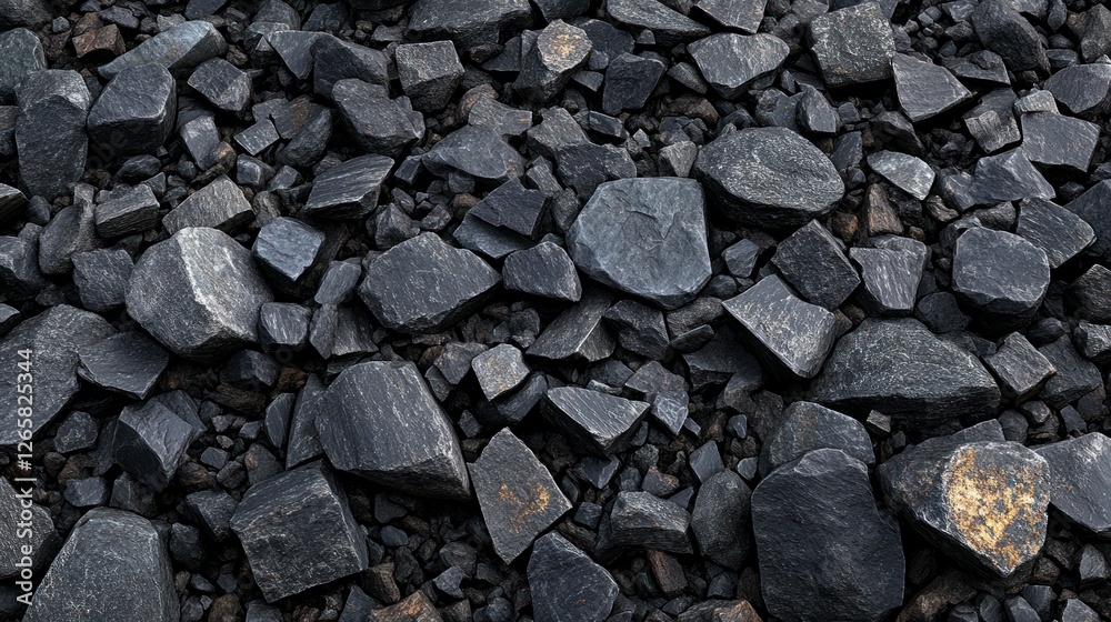 Dark Gray Rocks Texture, Close-Up View, Rocky Landscape Background Dark Gray Rocks Texture, Close-Up View, Rocky Landscape Background