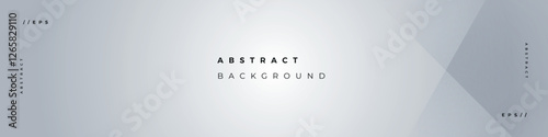 Elegant abstract background linkedin banner presentation template