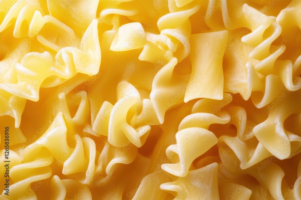 Close-up of uncooked pasta. Golden swirls. Close-up of uncooked pasta. Golden swirls.
