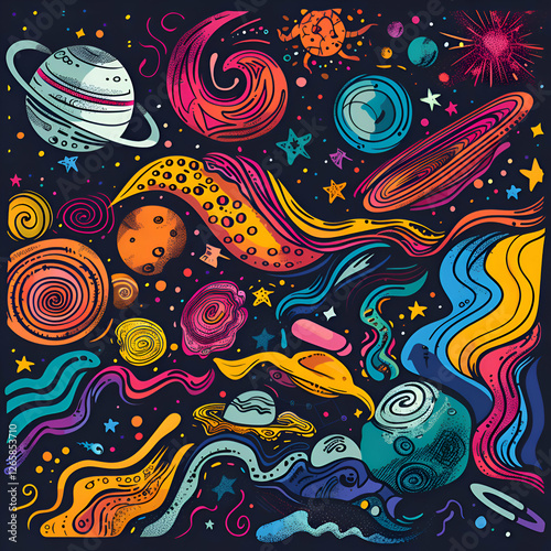Cosmic Dreams. A Vibrant Journey Through the Universe