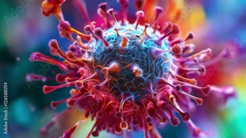 Norovirus, Viral Particle, Gastroenteritis photo