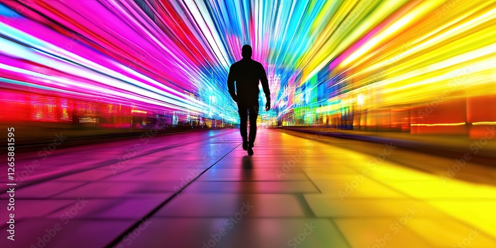 effective accelerationism concept with speed lines effective accelerationism concept with speed lines