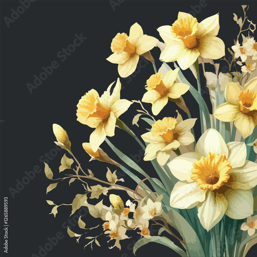 Vivid Daffodil Flower Display to Enhance Your Space