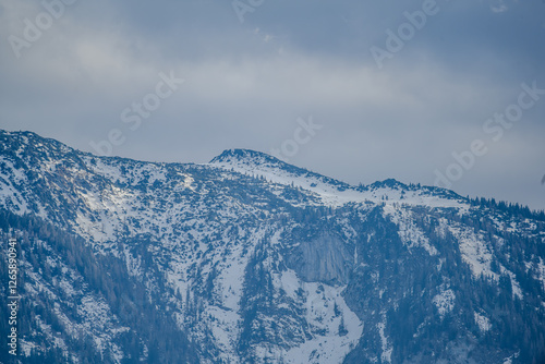 Die Alpen im Rupertiwinkel bei Ainring, Oberbayern