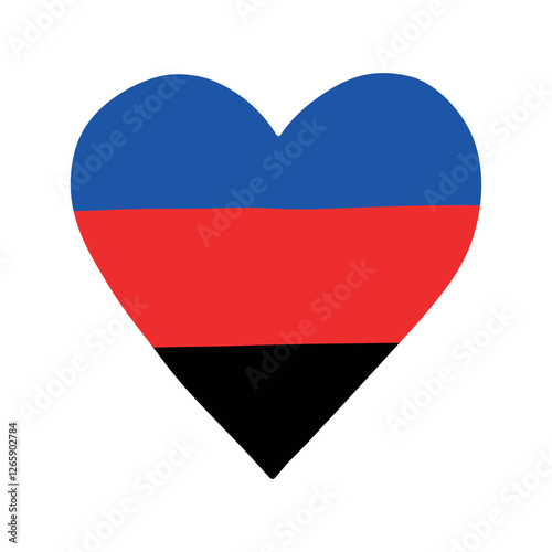 Colorful heart shape Polyamory pride flag Happy pride day LGBTQ community Pride Month Vector hand drawn doodle for posters, stickers, logo, cards Free Download Colorful heart shape Polyamory pride flag Happy pride day LGBTQ community Pride Month Vector hand drawn doodle for posters, stickers, logo, cards - GFXLoad