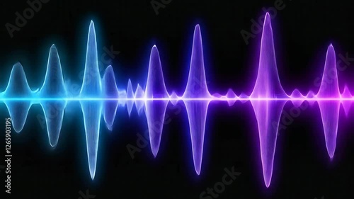 Sound waves. Speed up video