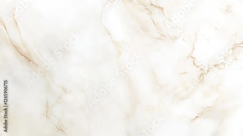 Elegant White Marble Texture with Gold Veins Background