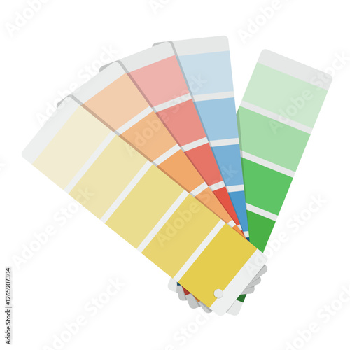 Color swatches palette guides for designers