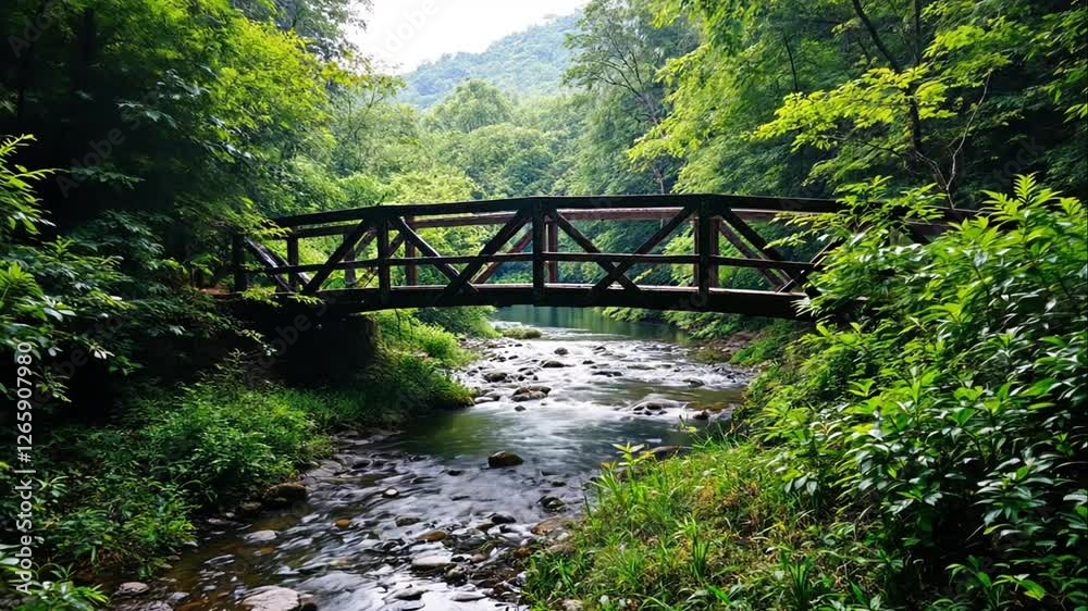 bridge over the river
