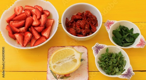 Gazpacho is a classic Spanish tomato soup flavored with mint, garlic, spices, and herbs. A must-try!