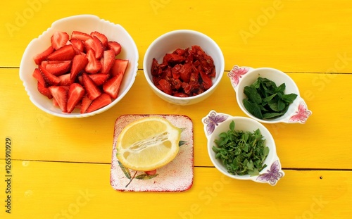 Gazpacho is a classic Spanish tomato soup flavored with mint, garlic, spices, and herbs. A must-try!