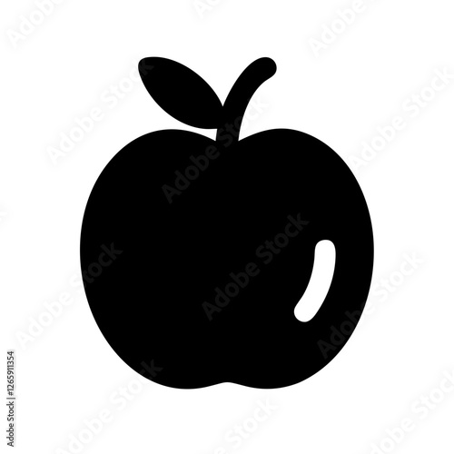 Healthy apple icon