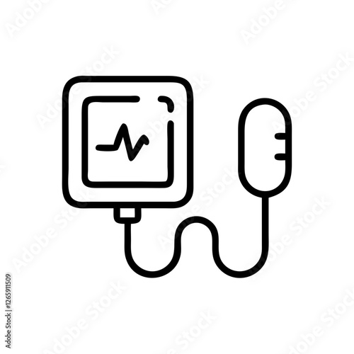 Blood pressure monitor icon