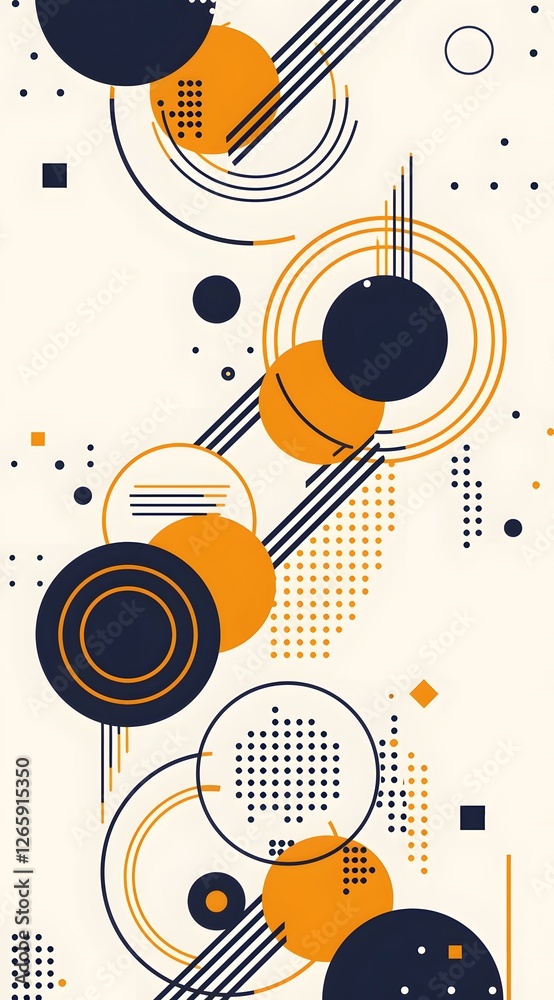 Obraz premium abstract background with circles