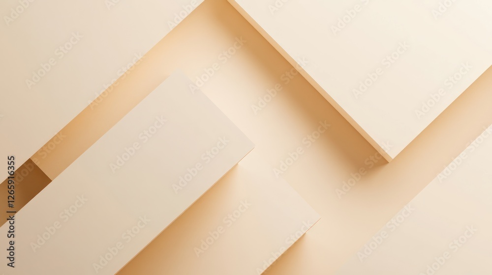 Beige Abstract Minimalist Background with Geometric Shapes and Shadows Beige Abstract Minimalist Background with Geometric Shapes and Shadows