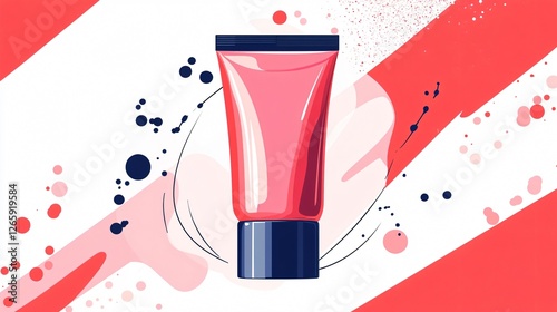 Cosmetics Cream Plastic Bottle Container Vase Design