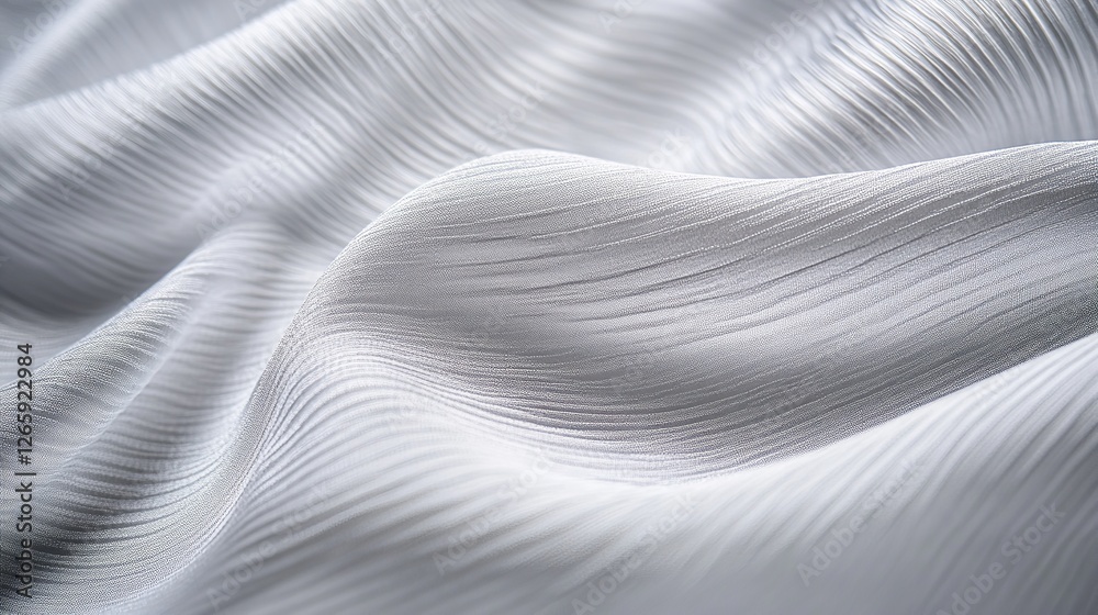Naklejka premium Lined pattern texture white silk backgrounds. 
