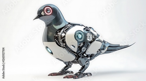 A robotic pigeon,