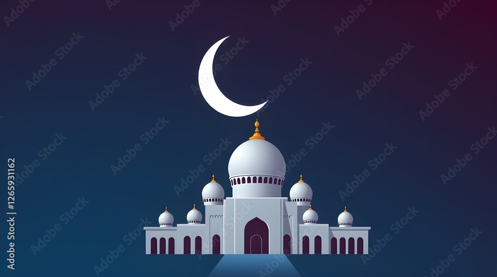 Fototapeta premium Mosque ,ramadon concept,Muslim