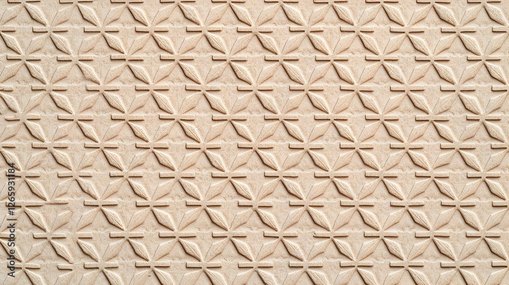 Beige Embossed Geometric Texture Background Beige Embossed Geometric Texture Background