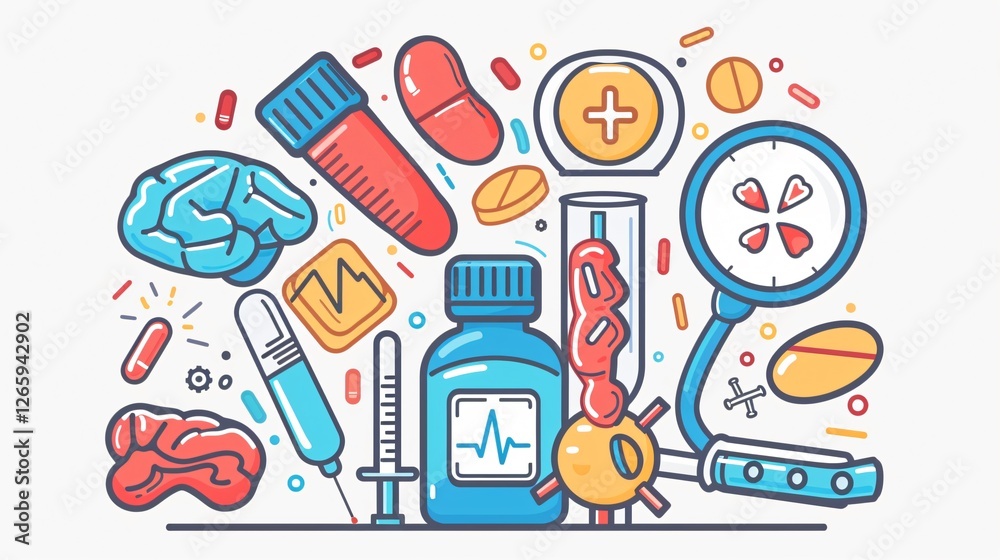 Fototapeta premium Diabetes Health Tips and Diabetes Prevention Plan