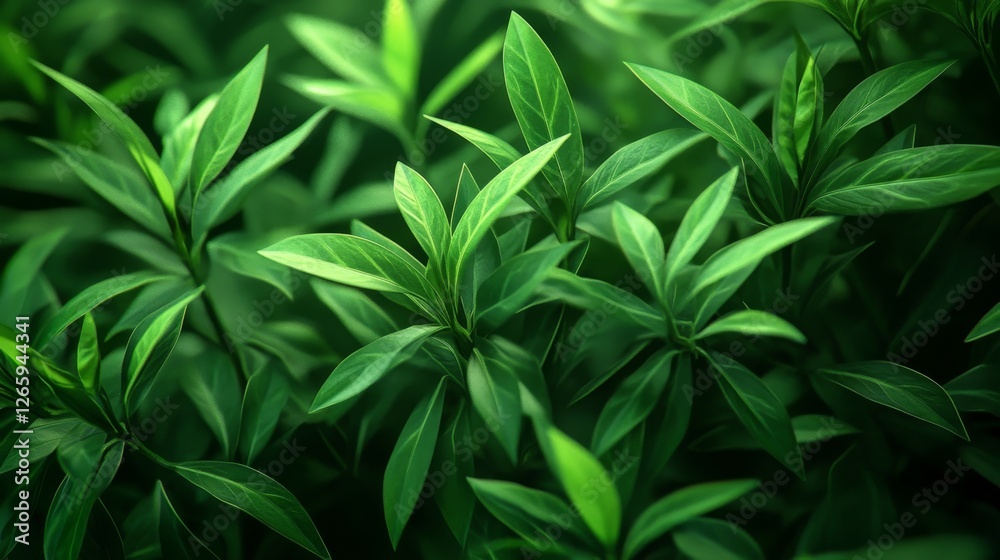 Fototapeta premium close up of green leaves