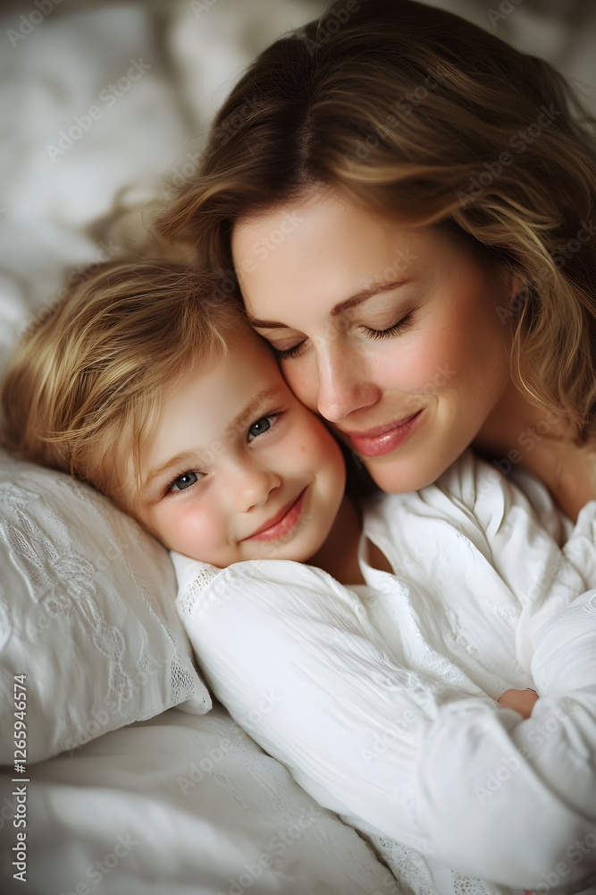 Joyful Laughter: A Heartwarming Moment Between Mother and Child Joyful Laughter: A Heartwarming Moment Between Mother and Child