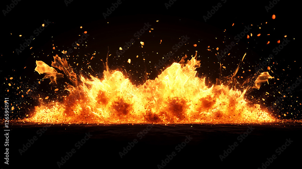 Fiery Meteor Explosion Background for Sci-Fi Art, Space Themes, Digital Effects, and Fantasy Designs - Used in Websites, Gaming, CGI, Marketing, Visual Effects Fiery Meteor Explosion Background for Sci-Fi Art, Space Themes, Digital Effects, and Fantasy Designs - Used in Websites, Gaming, CGI, Marketing, Visual Effects
