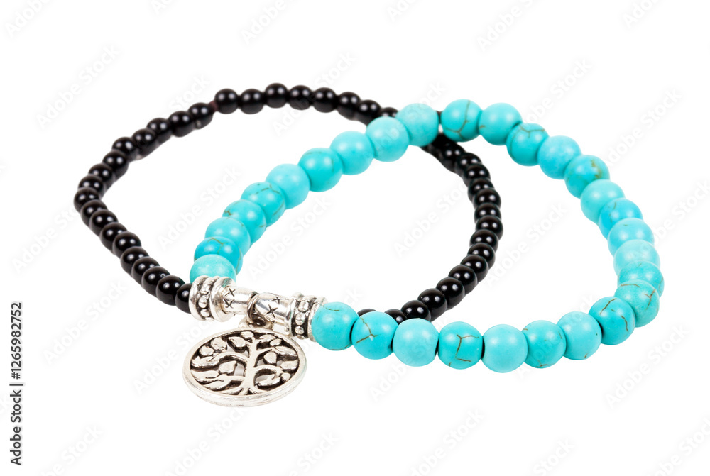Simple bracelets jewelry isolated Simple bracelets jewelry isolated