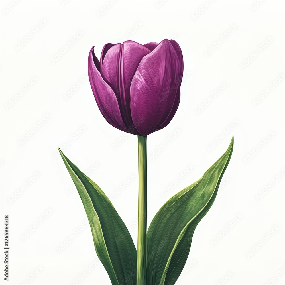 Fototapeta premium Beautiful tulip flower in Spring.