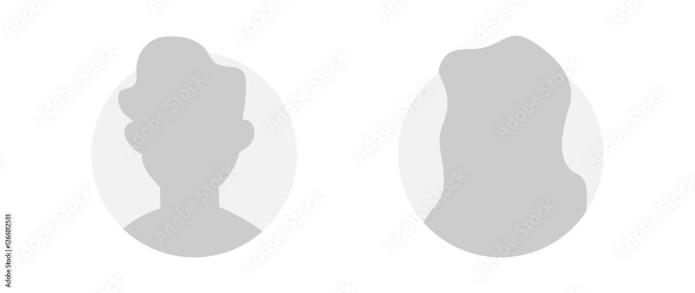 Vector flat illustration. Icons of man and woman. Avatar, user profile, person icon, profile picture. Suitable for social media profiles, icons, screensavers and as a template. Business concept. Vector flat illustration. Icons of man and woman. Avatar, user profile, person icon, profile picture. Suitable for social media profiles, icons, screensavers and as a template. Business concept.