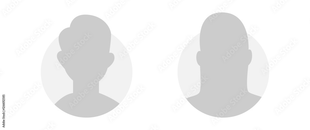 Vector flat illustration. Icons of man and woman. Avatar, user profile, person icon, profile picture. Suitable for social media profiles, icons, screensavers and as a template. Business concept. Vector flat illustration. Icons of man and woman. Avatar, user profile, person icon, profile picture. Suitable for social media profiles, icons, screensavers and as a template. Business concept.