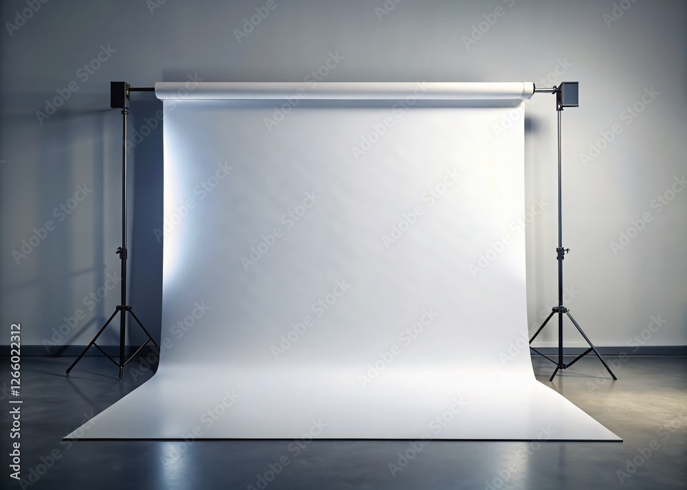 Panoramic View of a Black-Bordered White Paper Sheet - Minimalist Background Panoramic View of a Black-Bordered White Paper Sheet - Minimalist Background