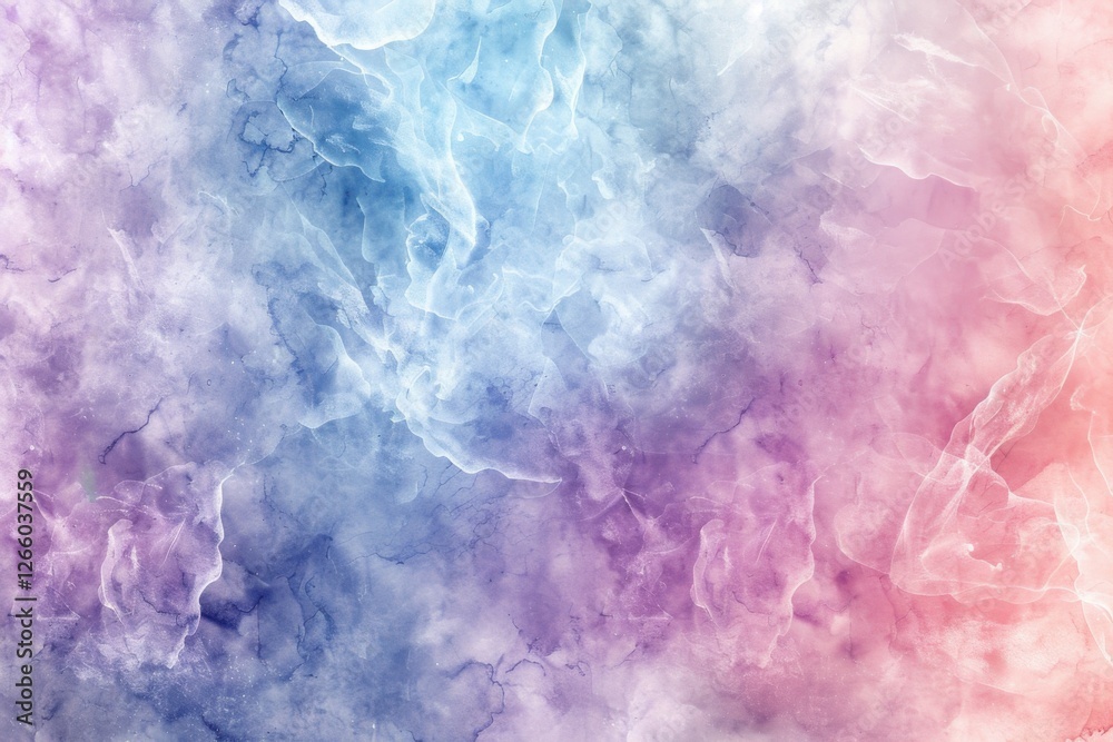 Obraz premium Delicate pastel background with a blend of pink, blue, and green, featuring subtle textures for added depth