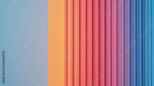 Abstract multicolored vertical stripes background photo